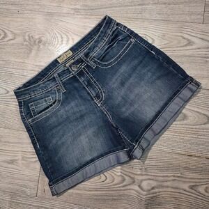 Earl Jean Cuffed Denim Shorts - Womens Size 8